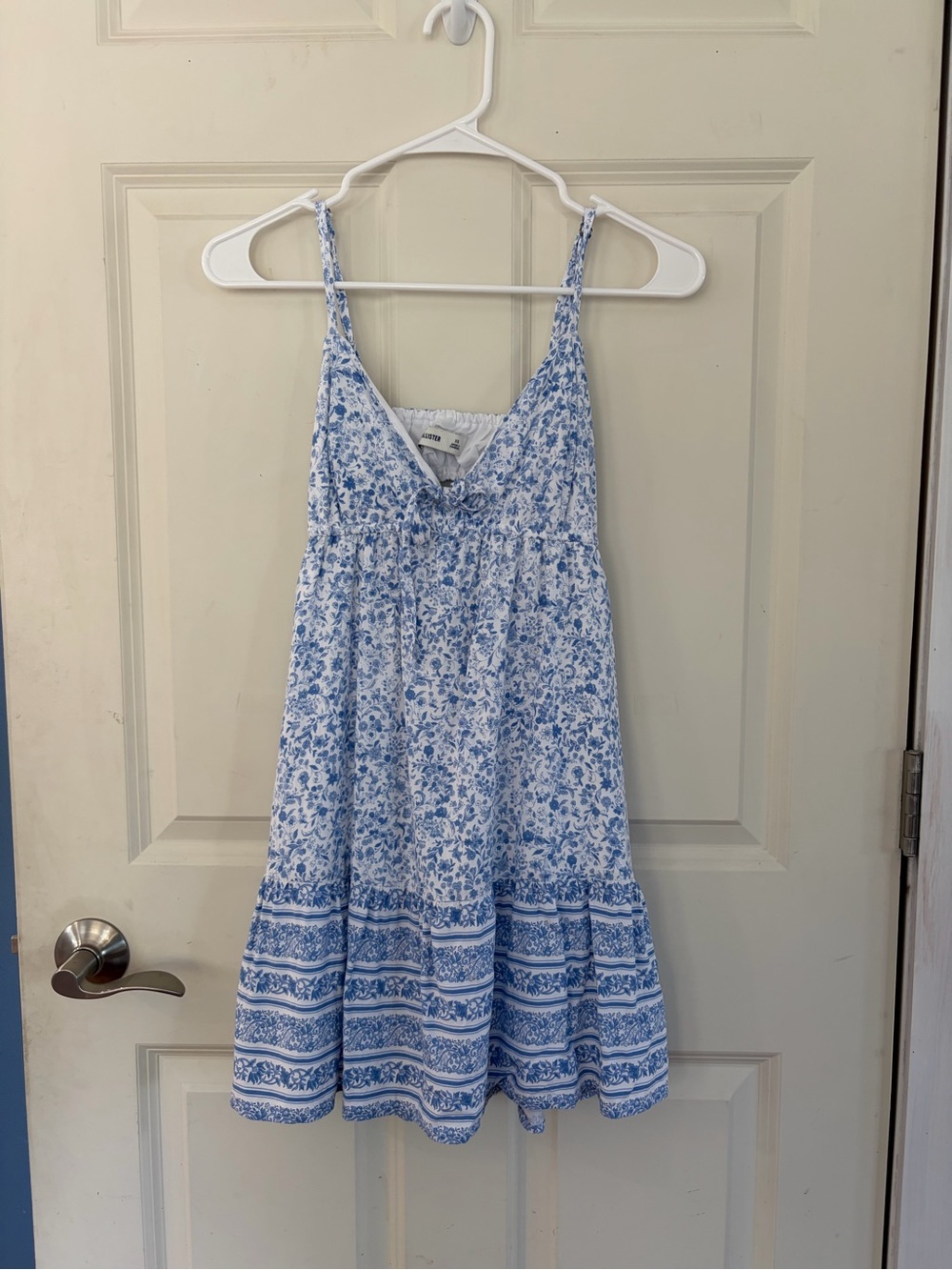 Hollister Blue & White Floral Mini Dress